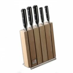 Acheter 😉 Bloc à Couteaux + 5 Couteaux Sabatier Trompette Richardson ⭐