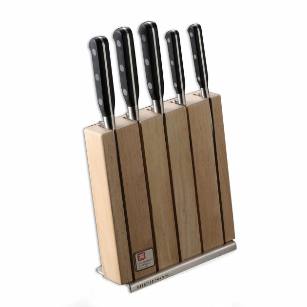 Acheter đ Bloc Ă Couteaux + 5 Couteaux Sabatier Trompette Richardson â 3 Acheter đ Bloc Ă Couteaux + 5 Couteaux Sabatier Trompette Richardson â