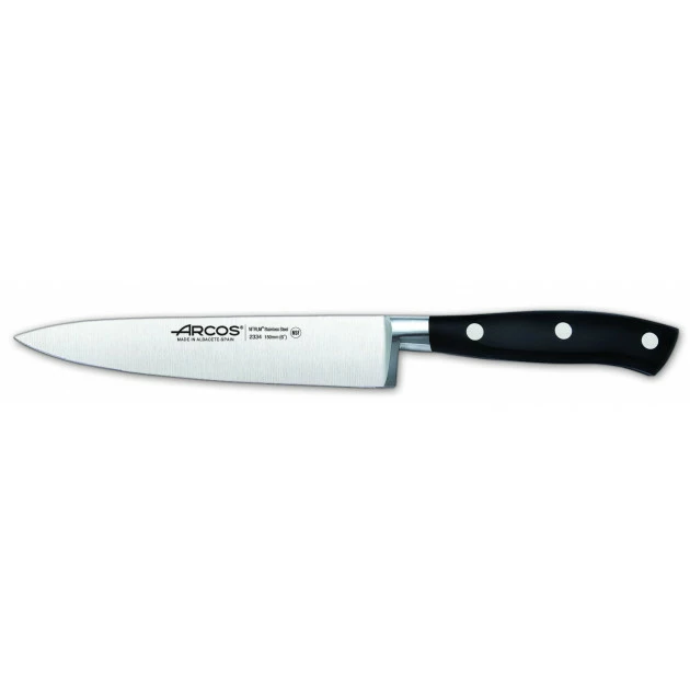 Couteau de Cuisine Acier Inoxydable 15 cm Arcos RIVIERA noir De gros ???? Couteau de Cuisine Acier Inoxydable 15 cm Arcos RIVIERA noir ✨ -KYOCERA Shop couteau de cuisine acier inoxydable 15 cm arcos riviera noir