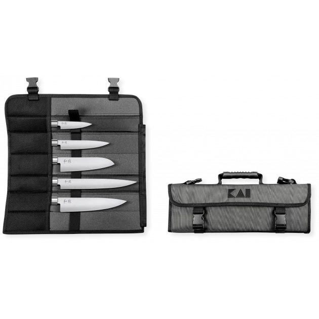Nouveau ⭐ Mallette 5 Couteaux de Cuisine Japonais Wasabi Black Kai ⌛ 3 Nouveau ⭐ Mallette 5 Couteaux de Cuisine Japonais Wasabi Black Kai ⌛