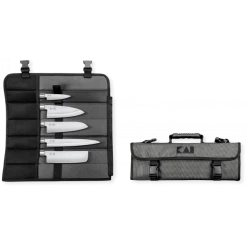 Grosses soldes ✔️ Mallette 5 Couteaux Japonais Wasabi Black Kai 🌟