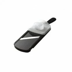 Sortie 🤩 Mandoline Réglable Lame Céramique avec Protège Doigts Kyocera Noire 🔔
